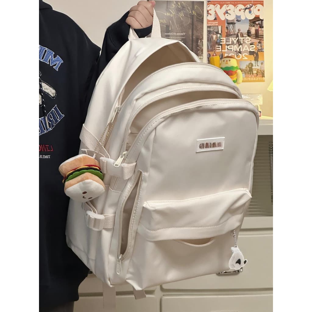 Campus japonês simples All-Match mochila feminina estudante do ensino médio júnior estudante do ensino médio classe saco