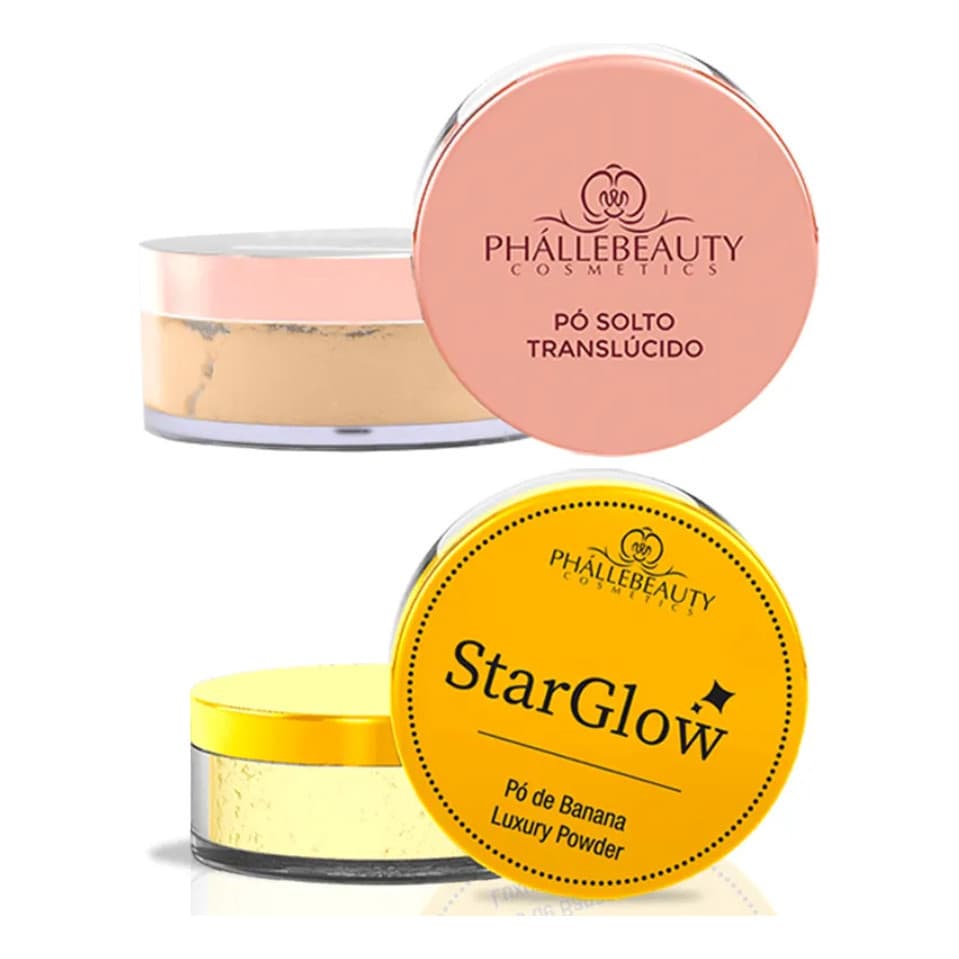 Kit PhalleBeauty de pó banana + pó translucido
