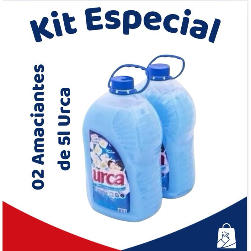 Kit Com 2 Galões Amaciante Urca 5 Litros Pronta Entrega