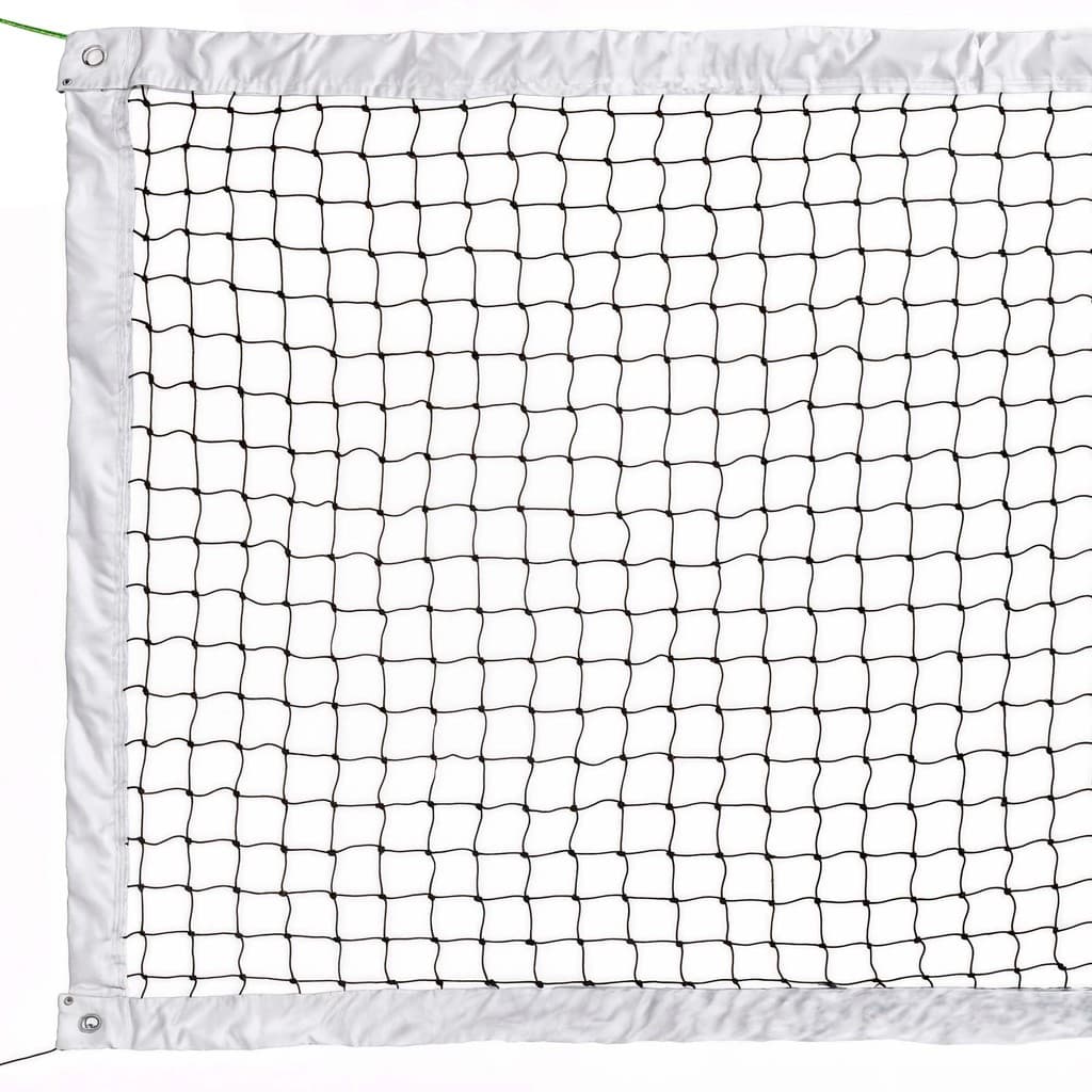 Rede de Beach Tennis Oficial 4 Faixas PVC Com Cabo de Aço 8,2m X 1m Branco Resistente