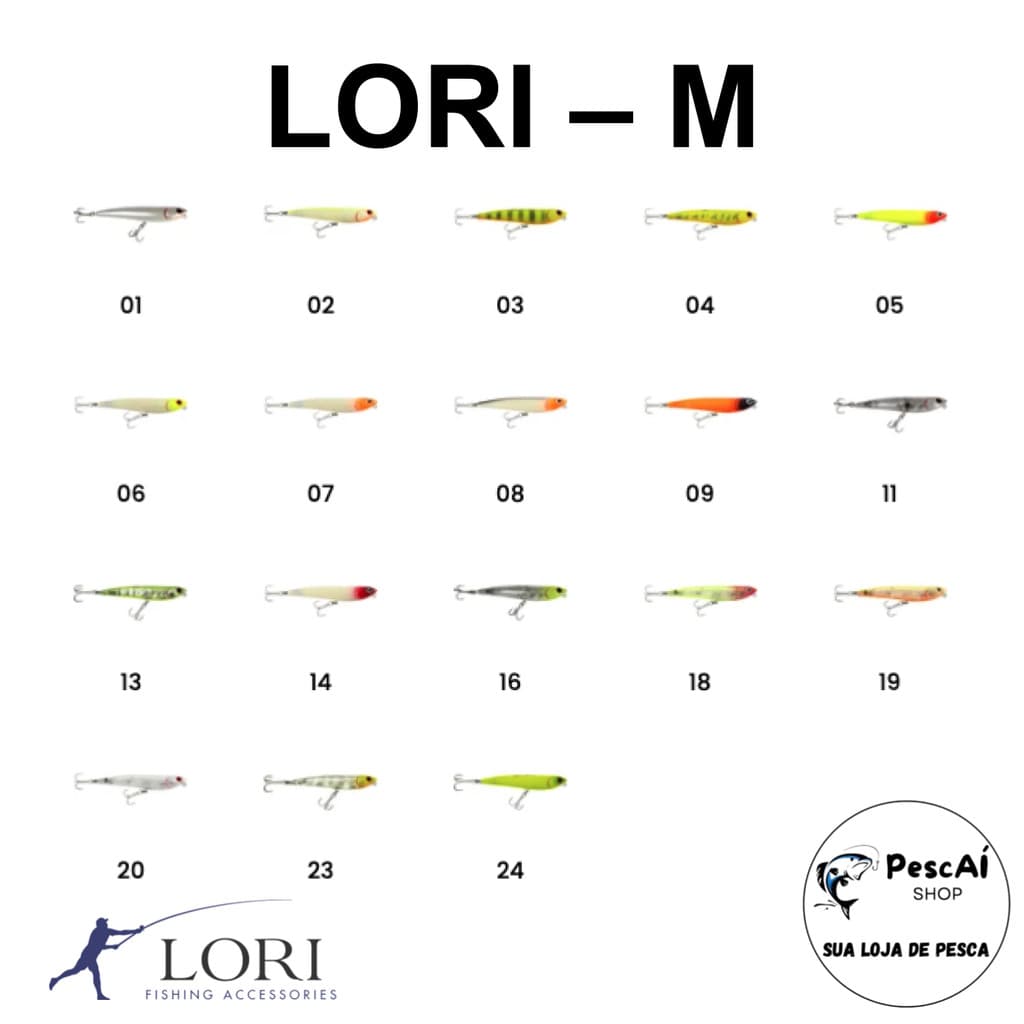 Isca Artificial - Lori Fishing - Lori M 105 - Superfície - Floating - 10.5 cm - 14 g - Tucunaré