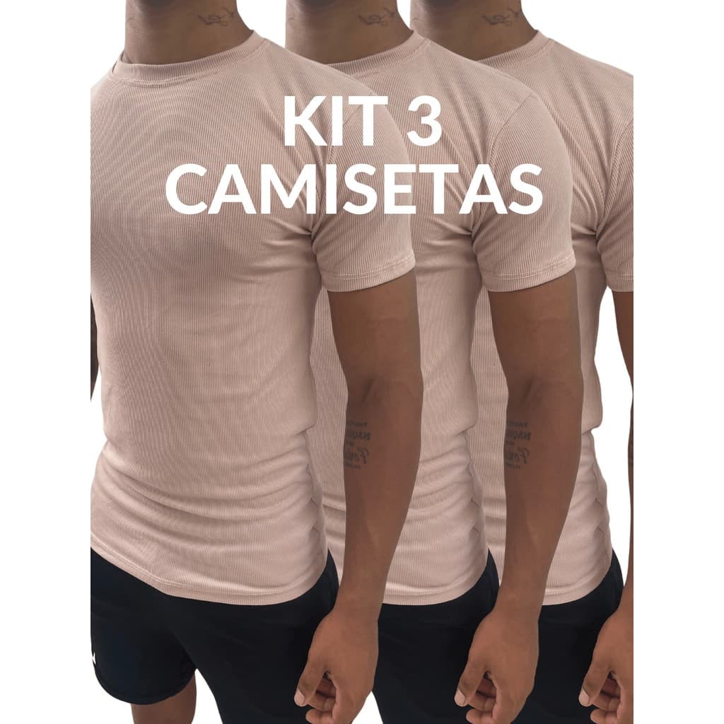 KIT 3 CAMISETAS AMERICANA
