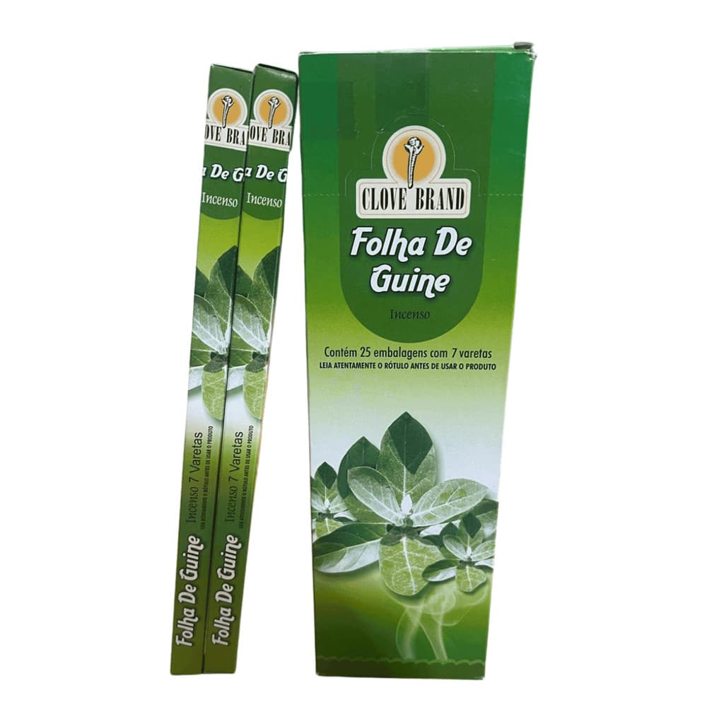 Insenso Folha De Guine Clove Brand Cx Com 175 Varetas