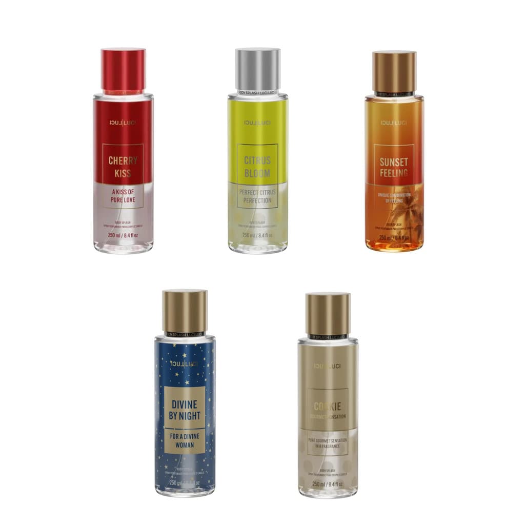 Body Splash Luci Luci 250ml – Perfume Leve Frescor Duradouro