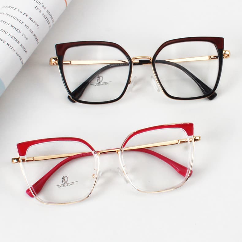VisãoPerfeita óculos anti luz azul Óculos Vintage óculos diferente feminino óculos com corrente oculos anti luz azul.
