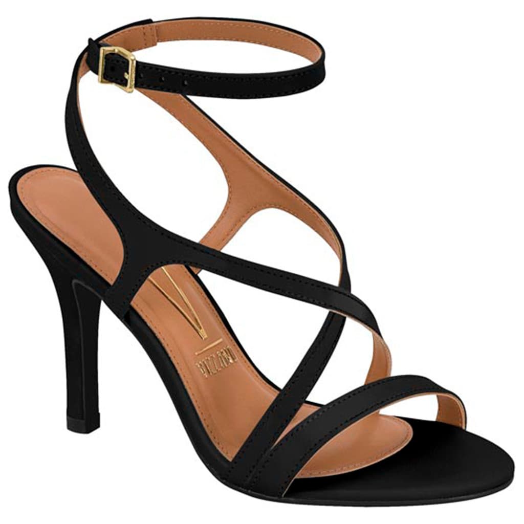 Sandalia Vizzano Original Salto Alto Casual Feminino 1016