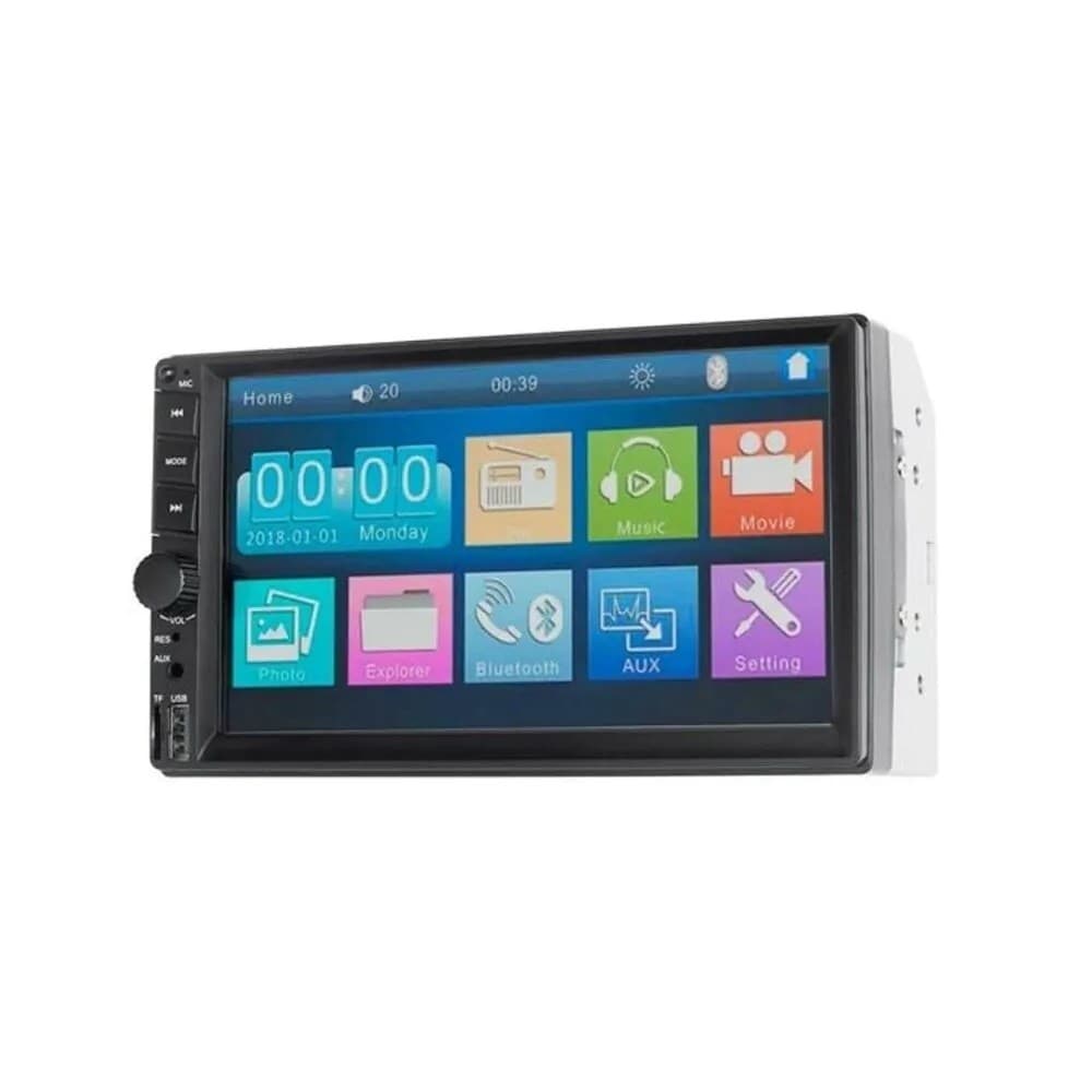 Central Multimídia 7" Espelhamento CarPlay Android Auto Evolve GP348 Mp5