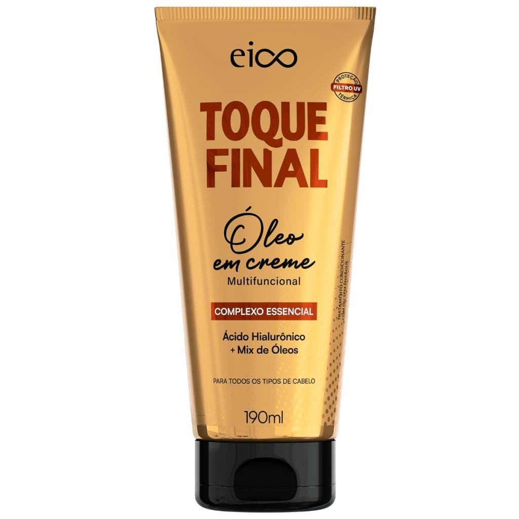 Eico Óleo Em Creme Finalizador Toque Final Ácido Hialurônico 190ml