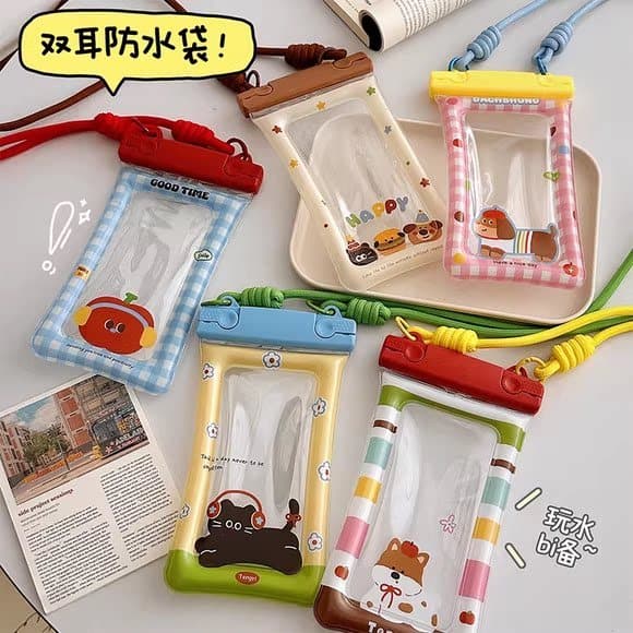Bolsa à prova d'água para celular, tela sensível ao toque, foto, ferramenta útil, natação, piloto dedicado, transparente