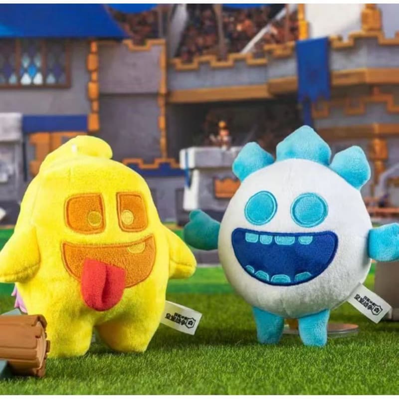 Brinquedo de pelúcia Supercell 100% original e novo, Confronto Royale 25cm, Curar Spirit e Ice, personagens fofos de