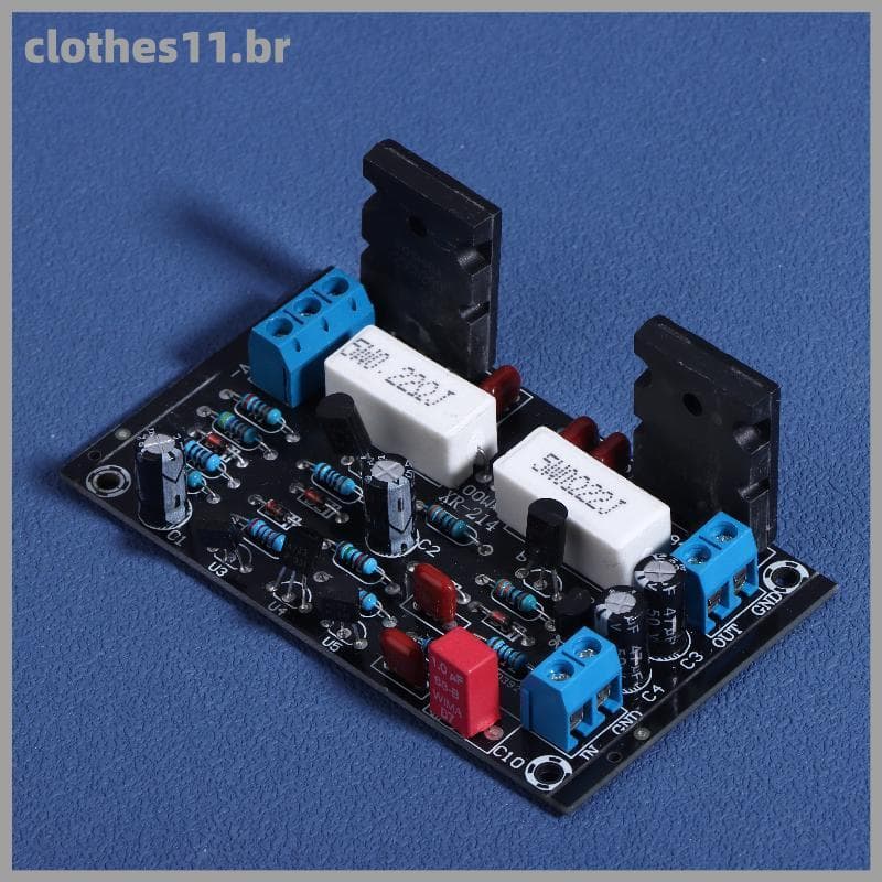CLOT 2SC5200 + 2SA1943 Tubo 100W DC 35V Mono Canal Placa Amplificadora De Áudio HIFI Monocanal 100W De Alta Potência BR