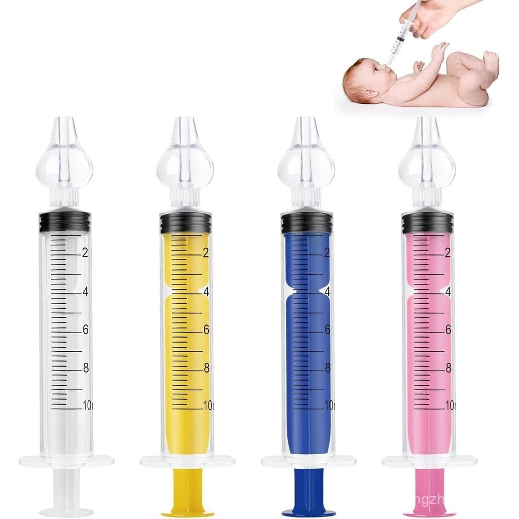 Seringa nasal profissional para bebês Vicloon, irrigador nasal para bebês, conjunto de 4 peças de seringa nasal para beb