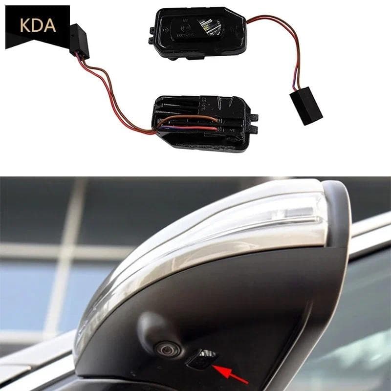 LED Lateral Asa Espelho Poça Luz De Cortesia Para MERCEDES-BENZ W205 W213 W222 GLB GLC X253 2014-2020 A0999064302 A09990