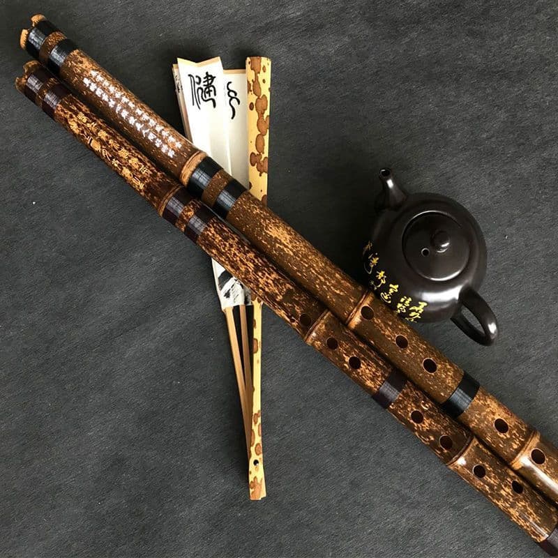 Flauta de buraco de bambu roxo flauta de bambu desempenho buraco oito buracos ajuste GF Jade Ping flauta confortável bur