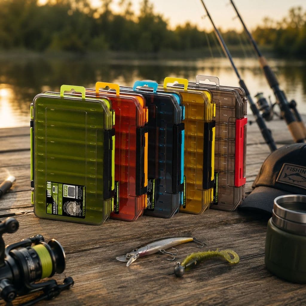 Caixa Isca de Pesca Artificial Organizadora Para Anzol Box Maleta Compacta