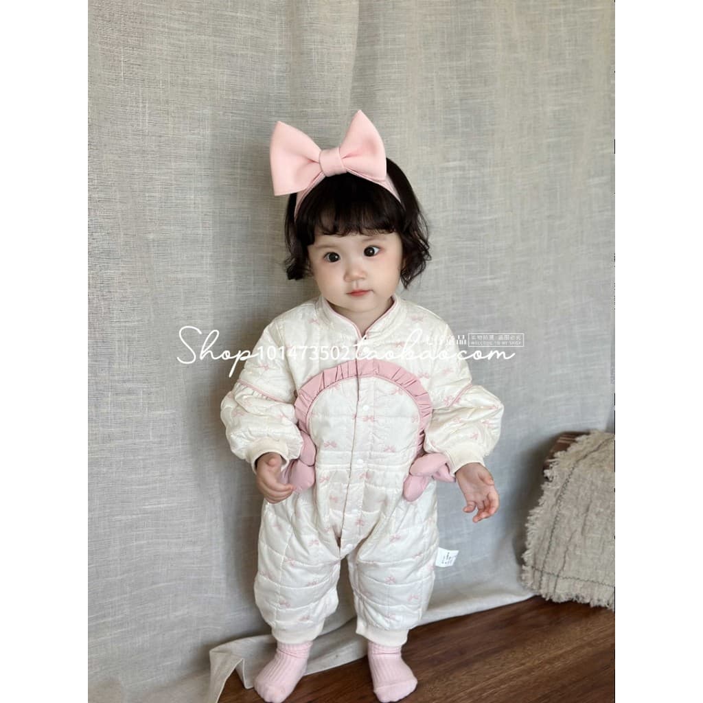 Bebê outono macacão bebê estilo ocidental princesa macacão recém-nascido roupas de outono cem dias de idade vestido Outi