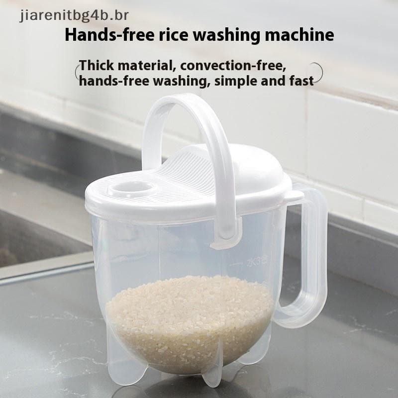 Filtro De Arroz JIARN Com Alça , Tigela De Lavagem Tampa Itens De Cozinha Multifuncionais Convenientes Para Grãos De .