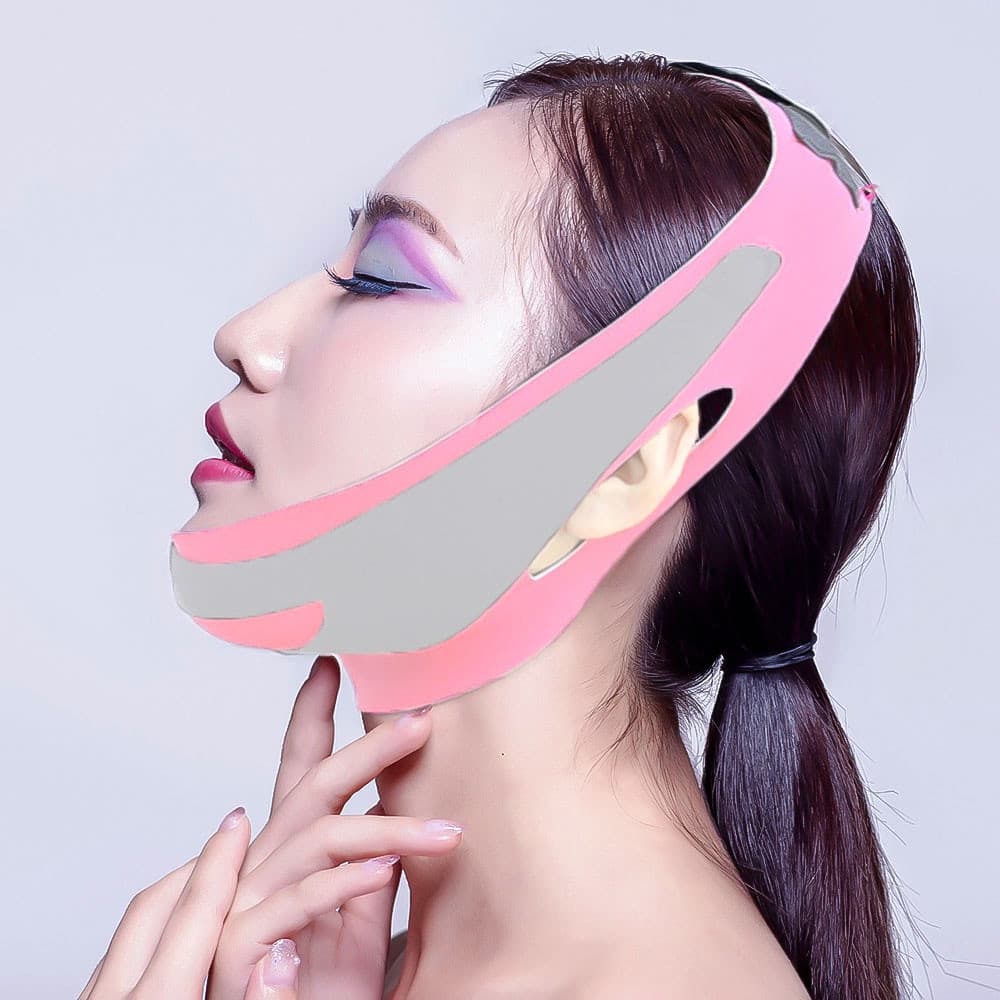 Massageador Facial em Forma de V Reduz Papada Dupla