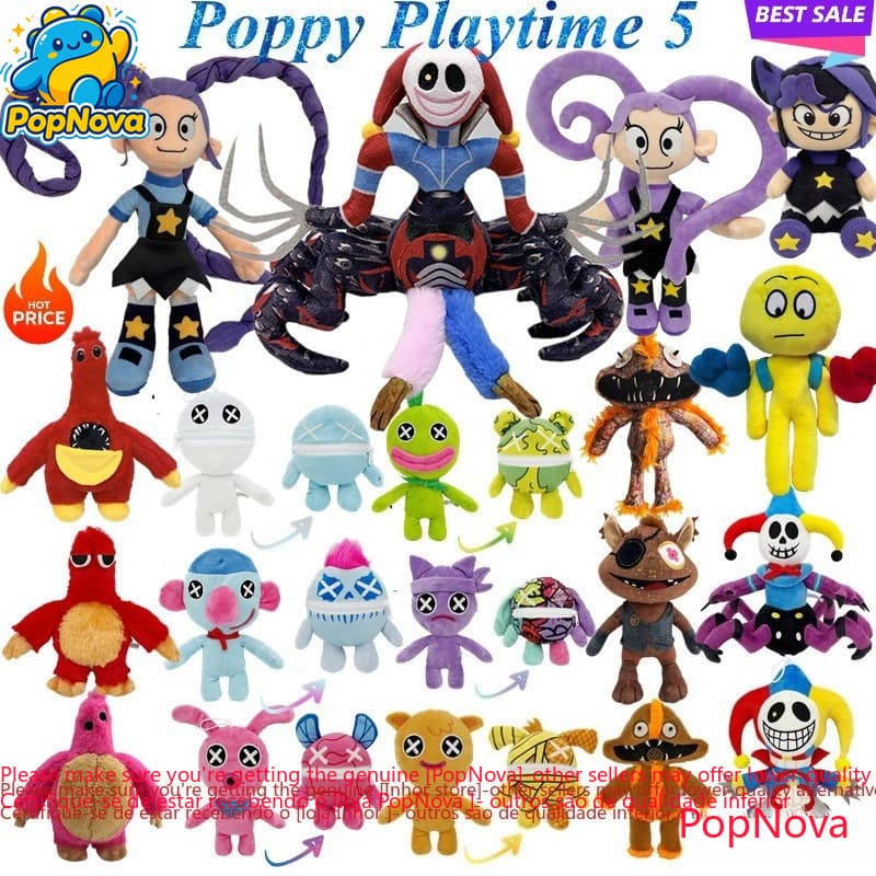 Poppy Playtime Plushie Protótipo Lírio Super Macio Brinquedo De Pelúcia Boneca Bonito Para Meninas Meninos Fãs Crianças