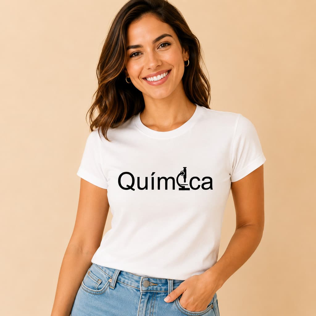 Camiseta  Química Baby Look  Blusa Variados Tipos 01Q1