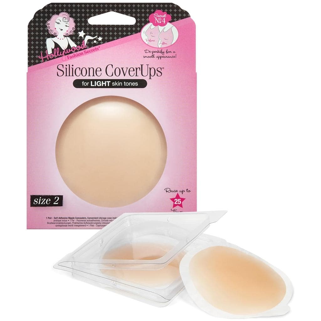 Hollywood Fashion Secret Silicone Cover No. 2 - Protetores de Mamilo Femininos, Adesivos para Mamilo, Corretivo de Seios