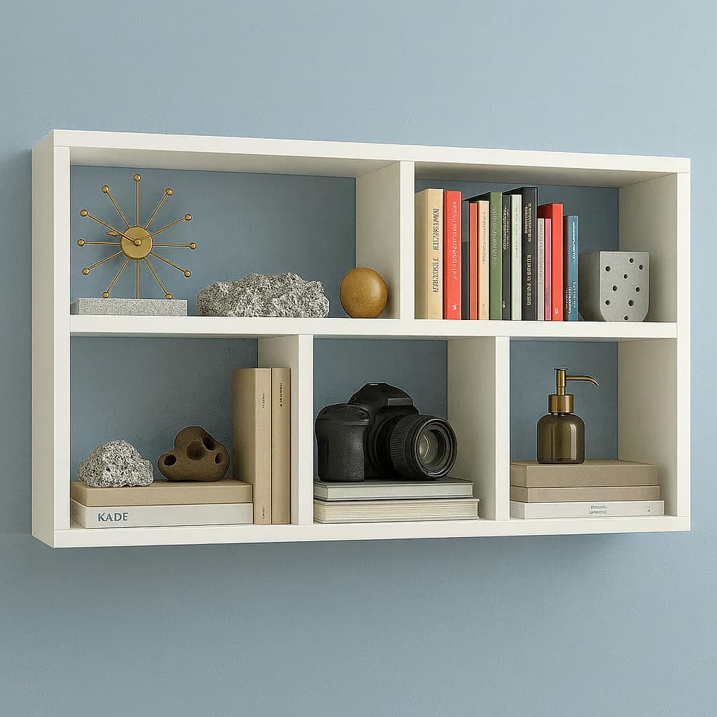 Nicho Prateleira Decorativo MDF 60x90x18cm Multiuso Livros