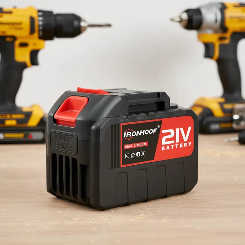 Parafusadeira Chave De Impacto 21V Bateria 2Ah/4Ah/6Ah