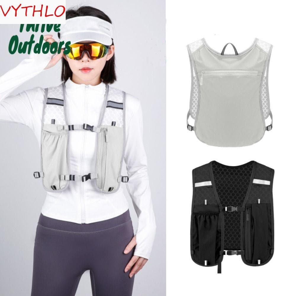 Pacote De Colete De Corrida Reflexivo VYTHLO , Bolsa Hidratação Respirável Ajustável , Conveniente