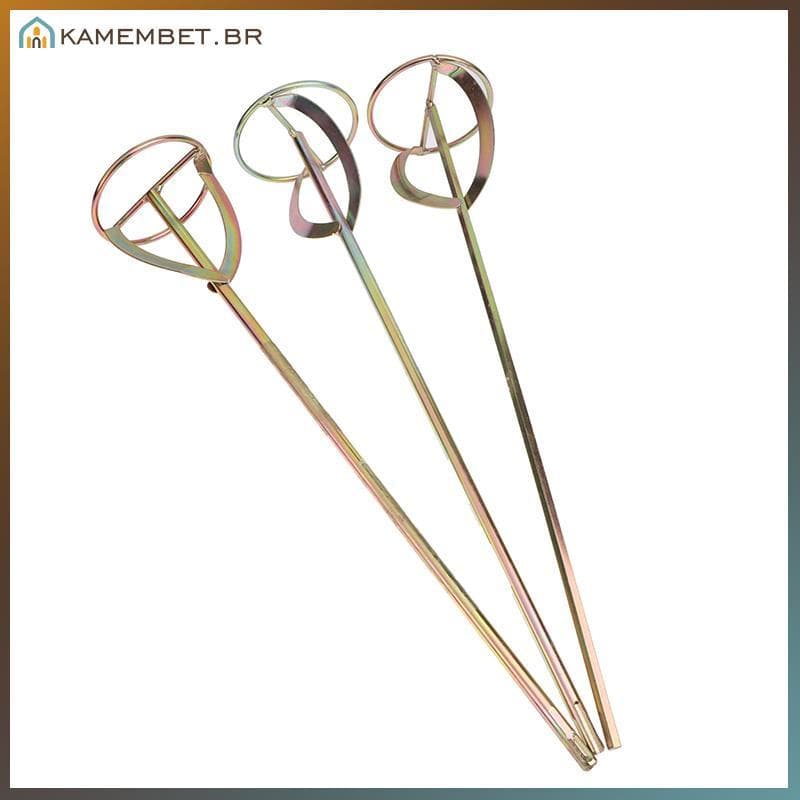 Kame 1 Pçs S-Tipo Misturador Broca Pintura Haste De Agitação Portátil Gesso Argamassa Mistura Paddle Máquina Acessórios