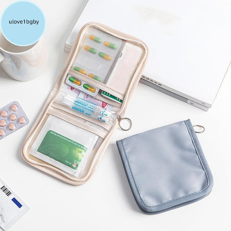 UloveBB Portátil Dobrável Bolsa Médica Organizador De Comprimidos Com Zíper Tipo Kit De Primeiros Socorros Saco De Armaz