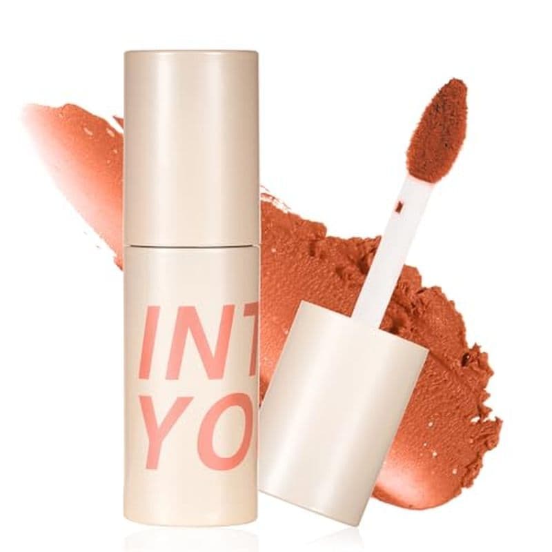 Batom Fosco INTO YOU , Lama Labial Super Stay Para Mulheres , Mancha De Longa Duração À Prova D'água , Cor Macia E Leve