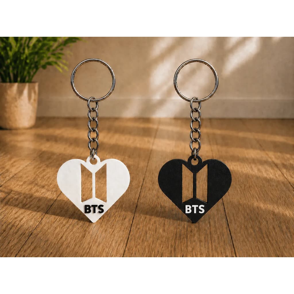 Chaveiro Banda Coreana Bts Army Coração Presentes K-pop Bts
