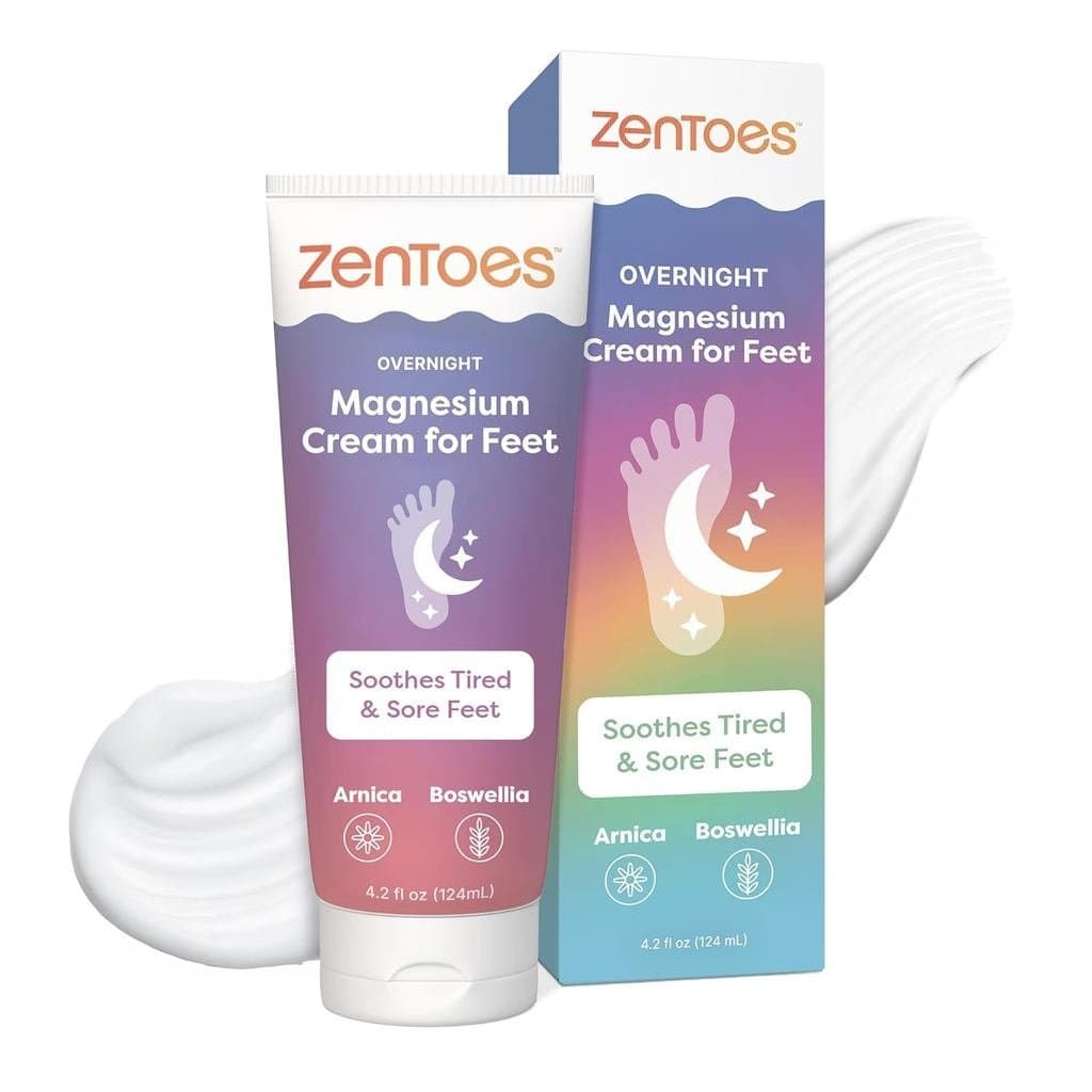 Último Modelo ZenToesFootCreamcomArnica | Creme Relaxante, Suavizante e Hidratante para Pernas e Panturrilhas | Loção pa