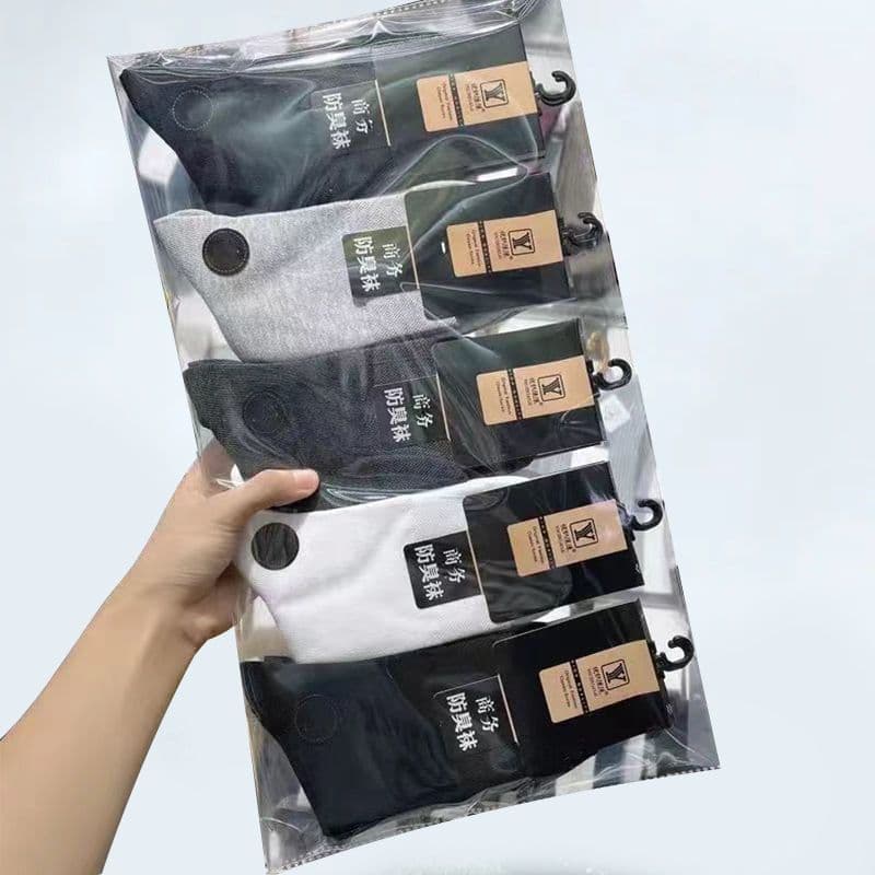 Homens primavera verão estilo meio tubo meias absorventes de suor respirável negócios tubo médio meias masculinas cor só