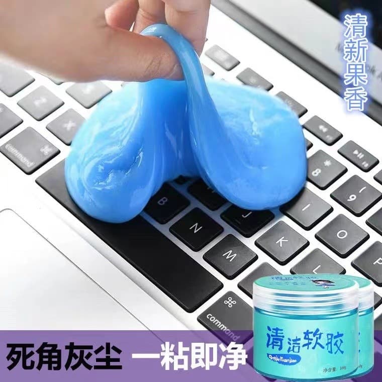 [Zero a Cem] Cola para limpeza de teclado Escova para teclado de computador Escova para carro Laptop Computador Remoção