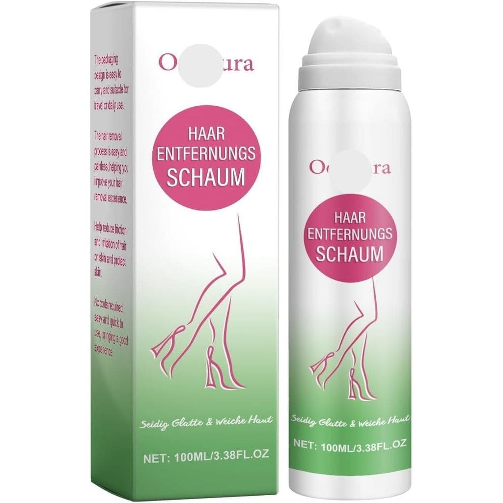 Spray Suave para Remoção de Pelos nas Axilas, Pernas e Braços - Limpeza Profunda da Pele, Pele Lisa e Macia Após o Uso (