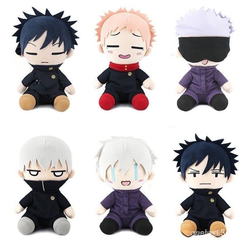 25CM Anime Jujutsu Kaisen Brinquedo De Pelúcia Yuji Itadori Gojo Satoru Fushiguro Megumi Presente De Aniversário RGOY