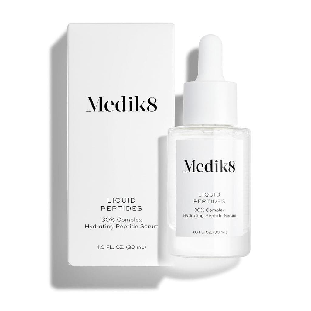 Medik8 Peptídeos Líquidos - Sérum Regenerador com Múltiplos Peptídeos - Suaviza Rugas e Linhas Finas - Hidratante, Ilumi