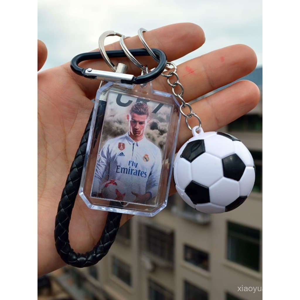 Cristiano Ronaldo Real Madrid Copa do Mundo Messi Argentina Barcelona Neymar Estrela do Futebol Merchandise Chaveiro Fiv