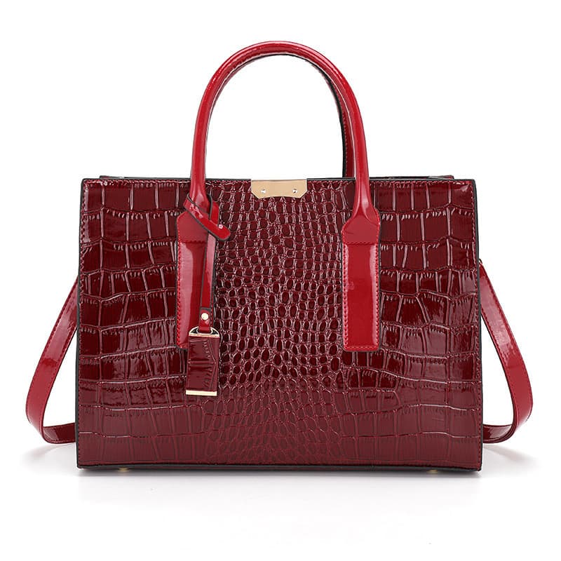 2026 crocodilo padrão Crossbody bolsa europeu americano Retro viagem novo estilo moda bolsa de ombro bolsa feminina