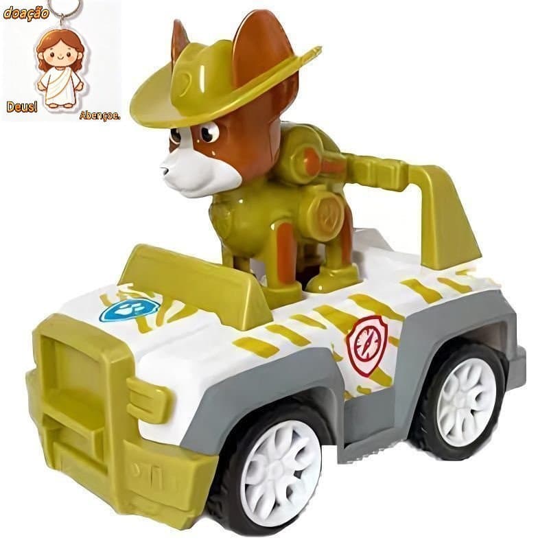 Brinquedos De Carro PAW Patrol Pull back Tracker Apollo Ryder Modelo Crianças Educativos