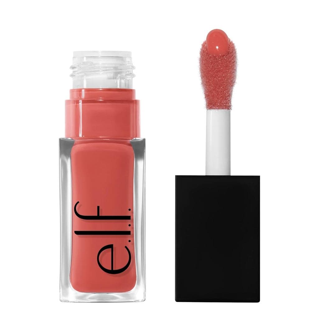 e.l.f. Óleo Labial Revitalizante Glow, Óleo Labial Nutritivo com Cor para um Acabamento de Alto Brilho, Enriquecido com