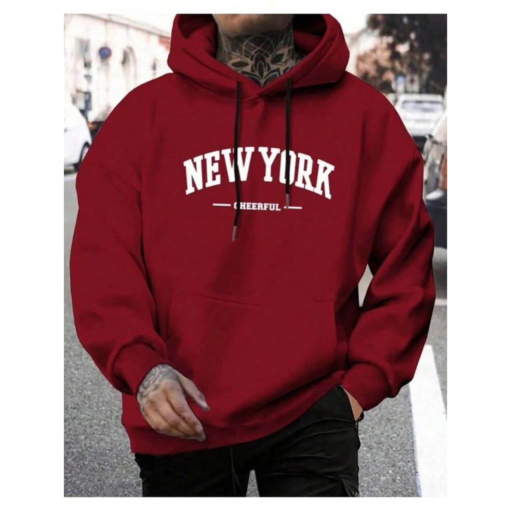 Moletom  New York Blusa de Frio Casaco Flanelado Algodão