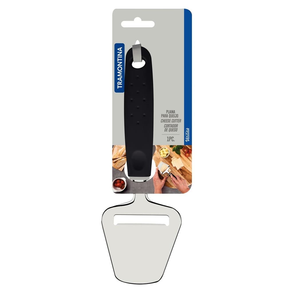 Plaina Para Queijo Inox Utilita Preto Tramontina 25631100