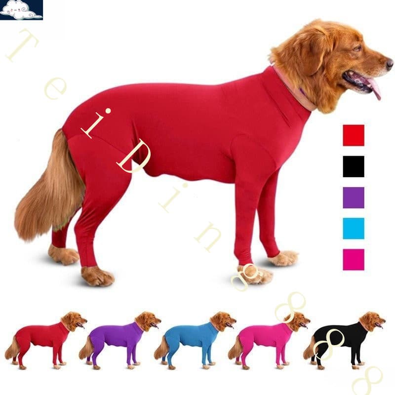 Macacão Grande De Cachorro De Estimação Com Elástico