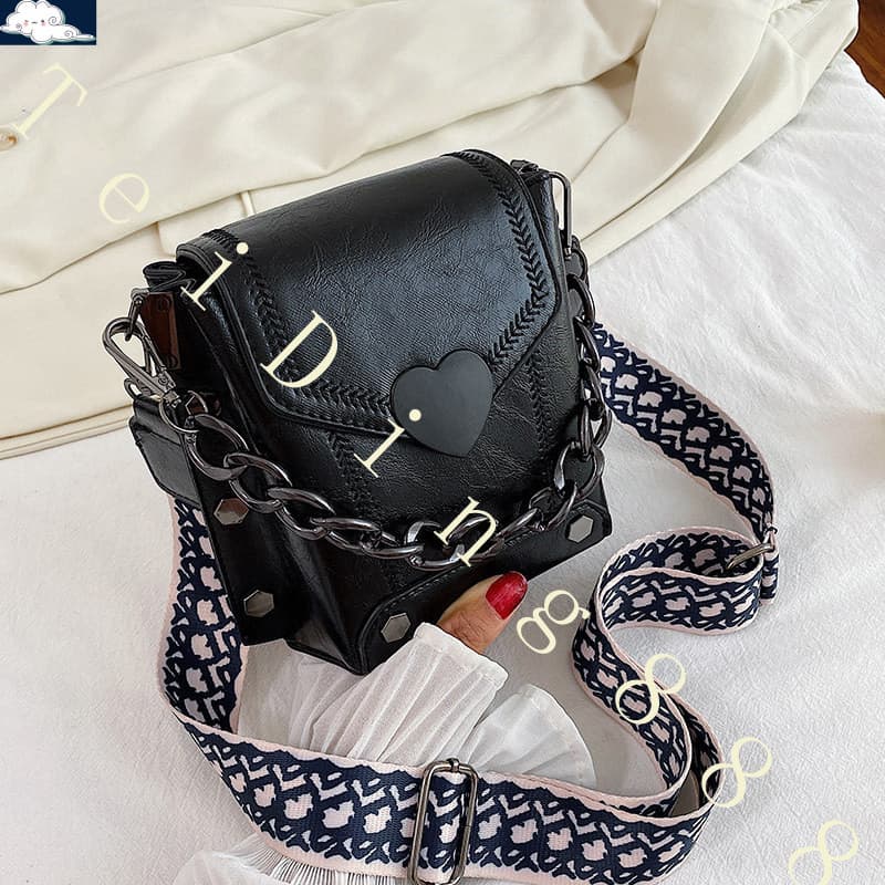 Bolsa Feminina Porta Celular Transversal bag Casual Com Chaveiro
