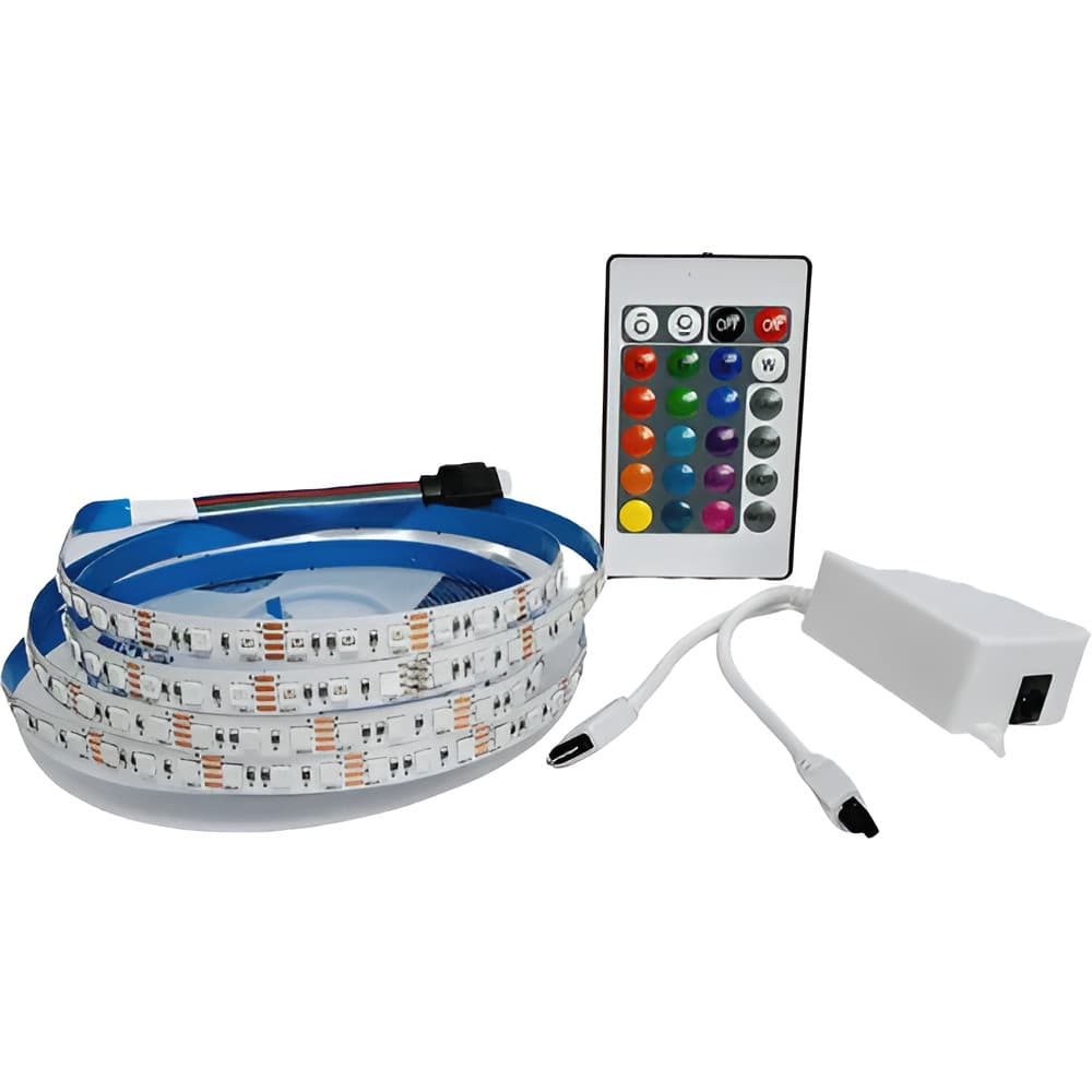 Fita Led Rgb 5 Metros 12v Ip20 300 Leds