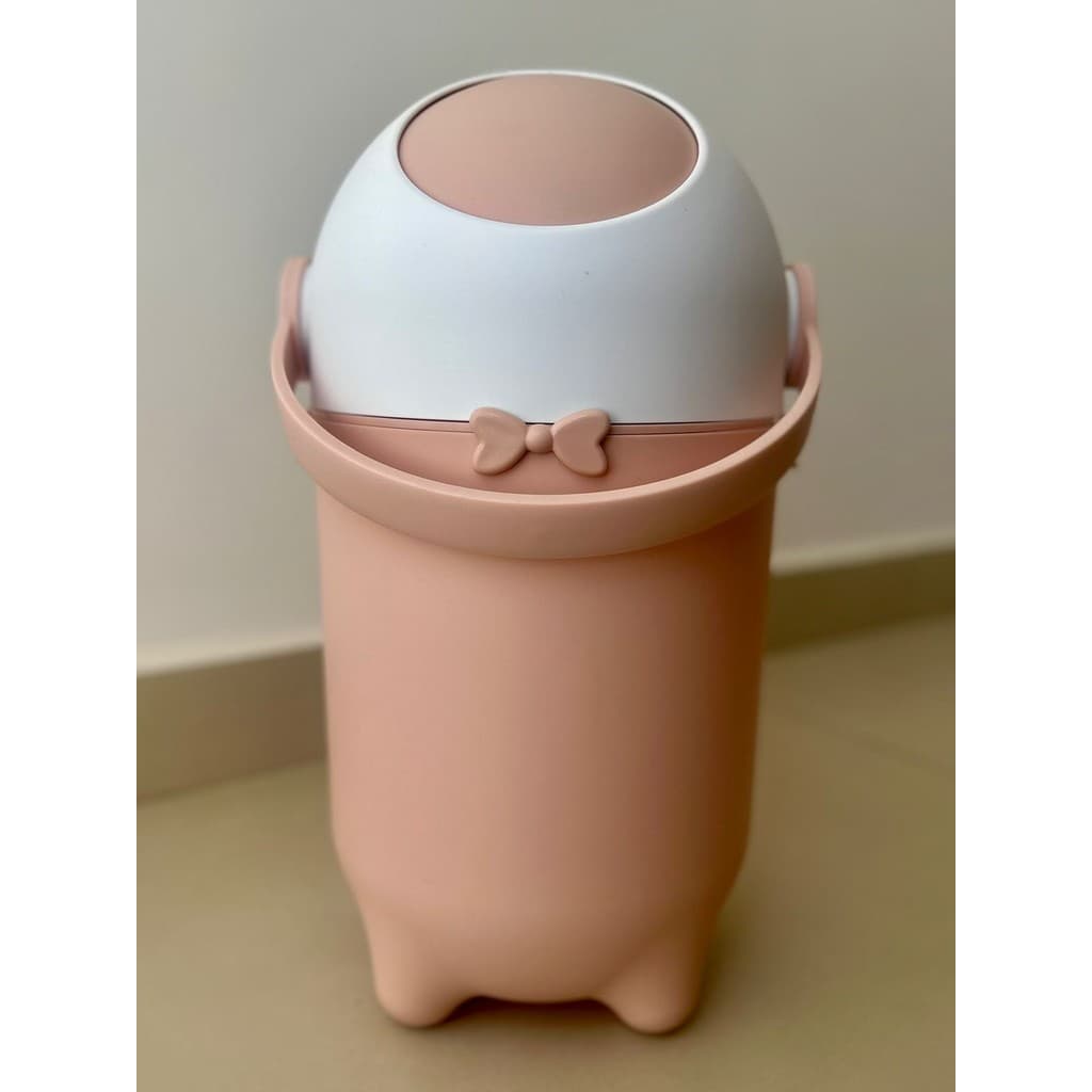 Lixeira Anti Odor Rosa Mágica Fraldas Quarto Bebe Recem Nascido