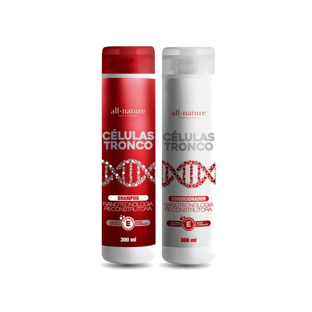 Shampoo E Condicionador Reconstrutor Nanotecnologia Com Células Tronco All Natiure 300 ml