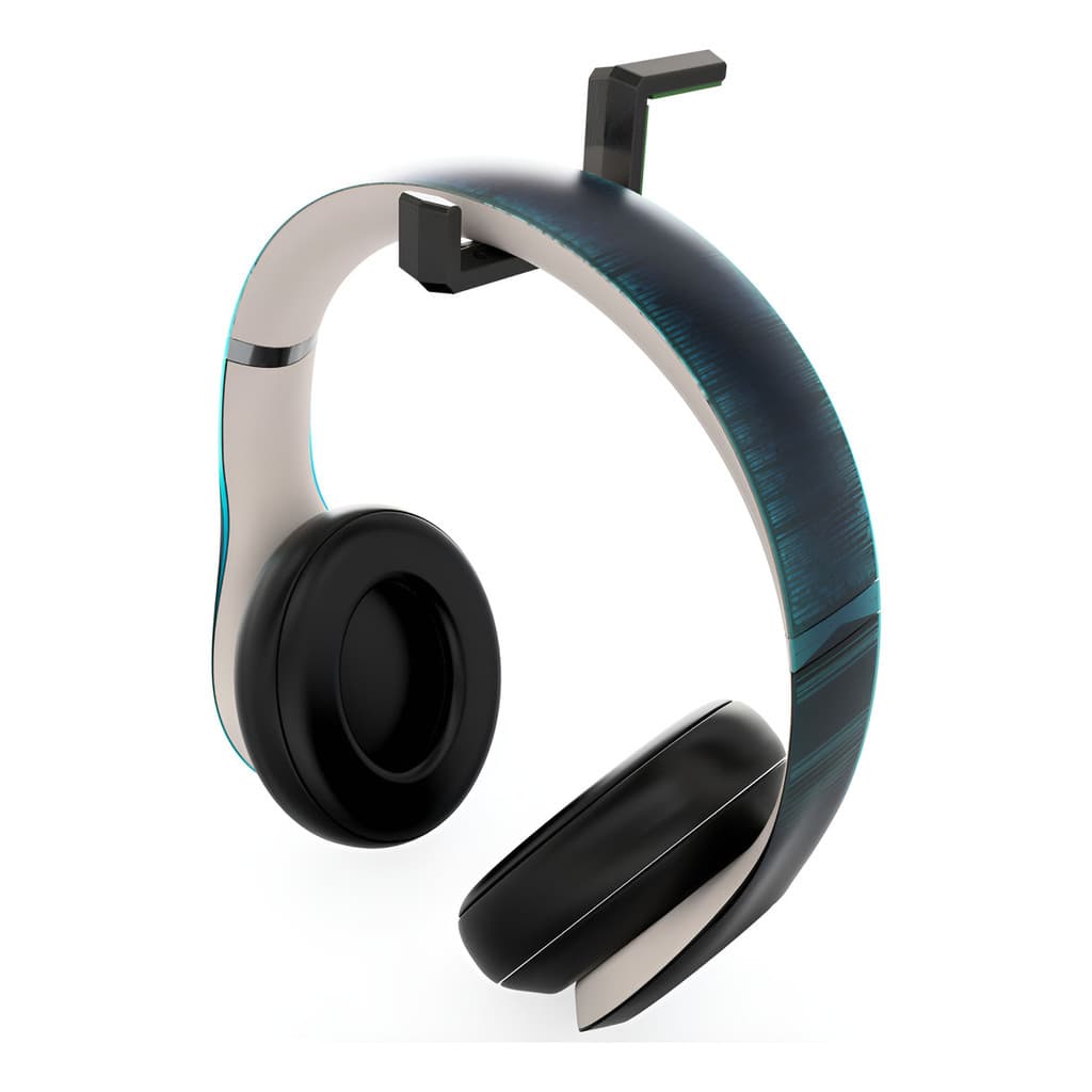 Suporte Fone Headphone Headset Canto De Tela Tv Monitor Ctd